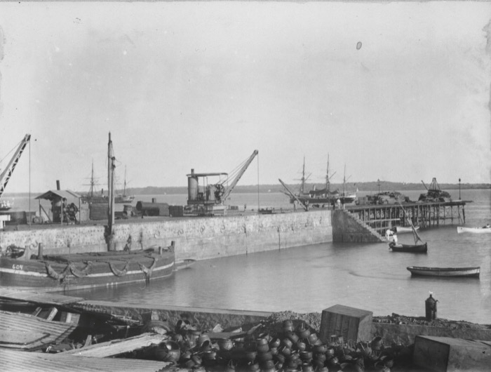 &ldquo;Louren&ccedil;o Marques Port, 1896,&rdquo; Tropenmuseum, part of the National Museum of World Cultures